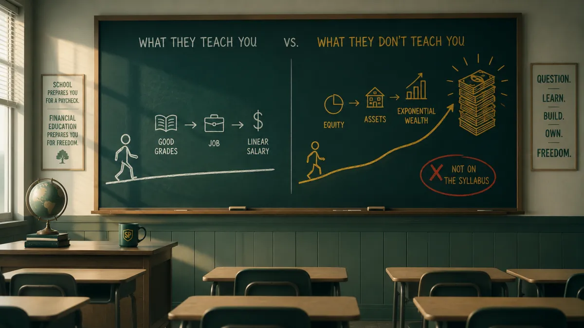 The Wealth Gap Between Employees and Owners: The Lesson Most Schools Never Teach