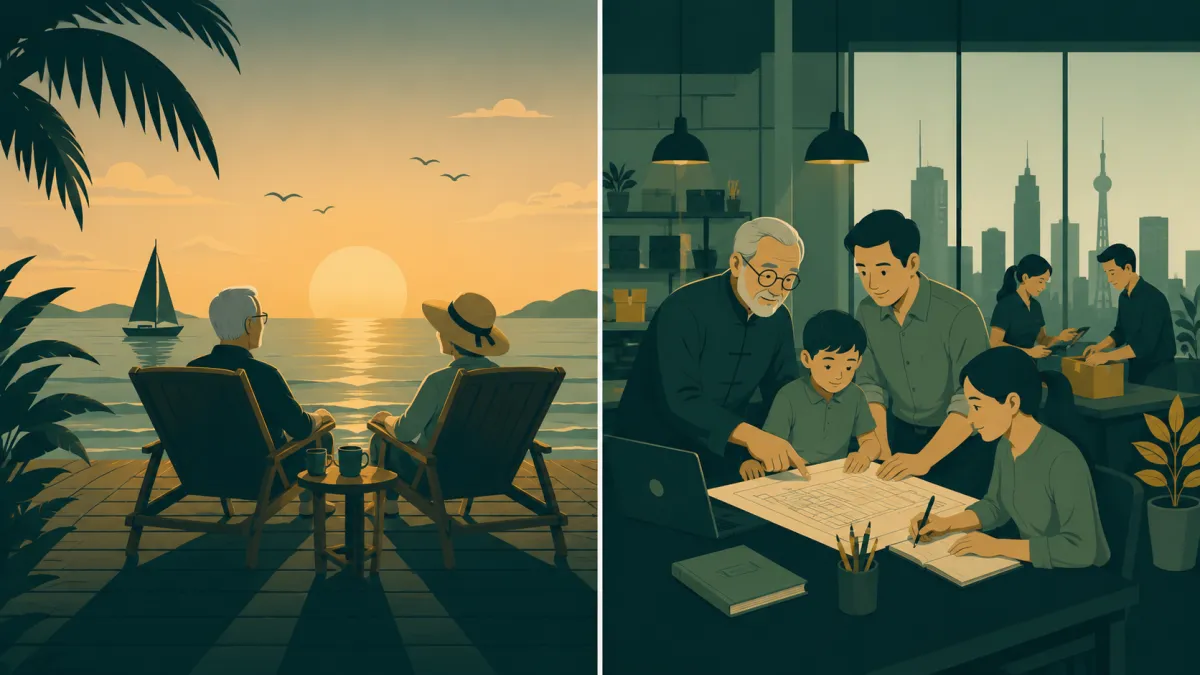 Western Retirement Culture vs Asian Wealth Culture