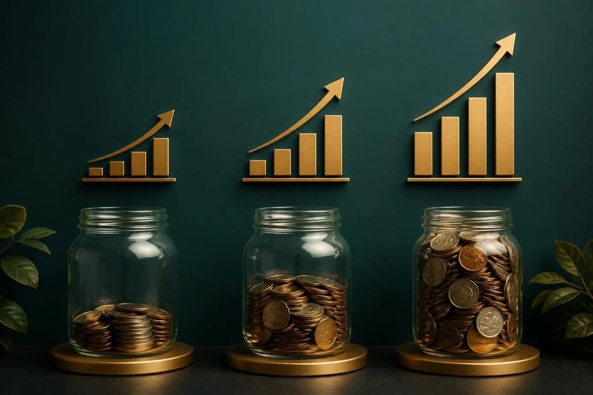 Wealth accumulation comparison